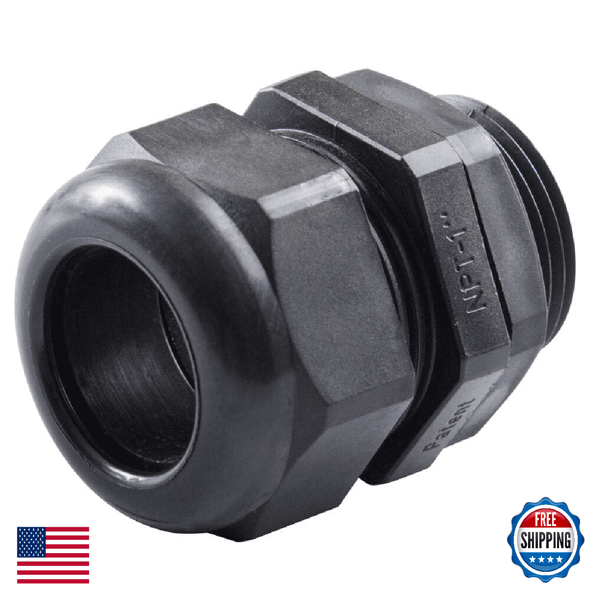 Ancor 765006 Wire Seal, Round Cable, 4/0, 1" NPT, Marine Grade - Image 1