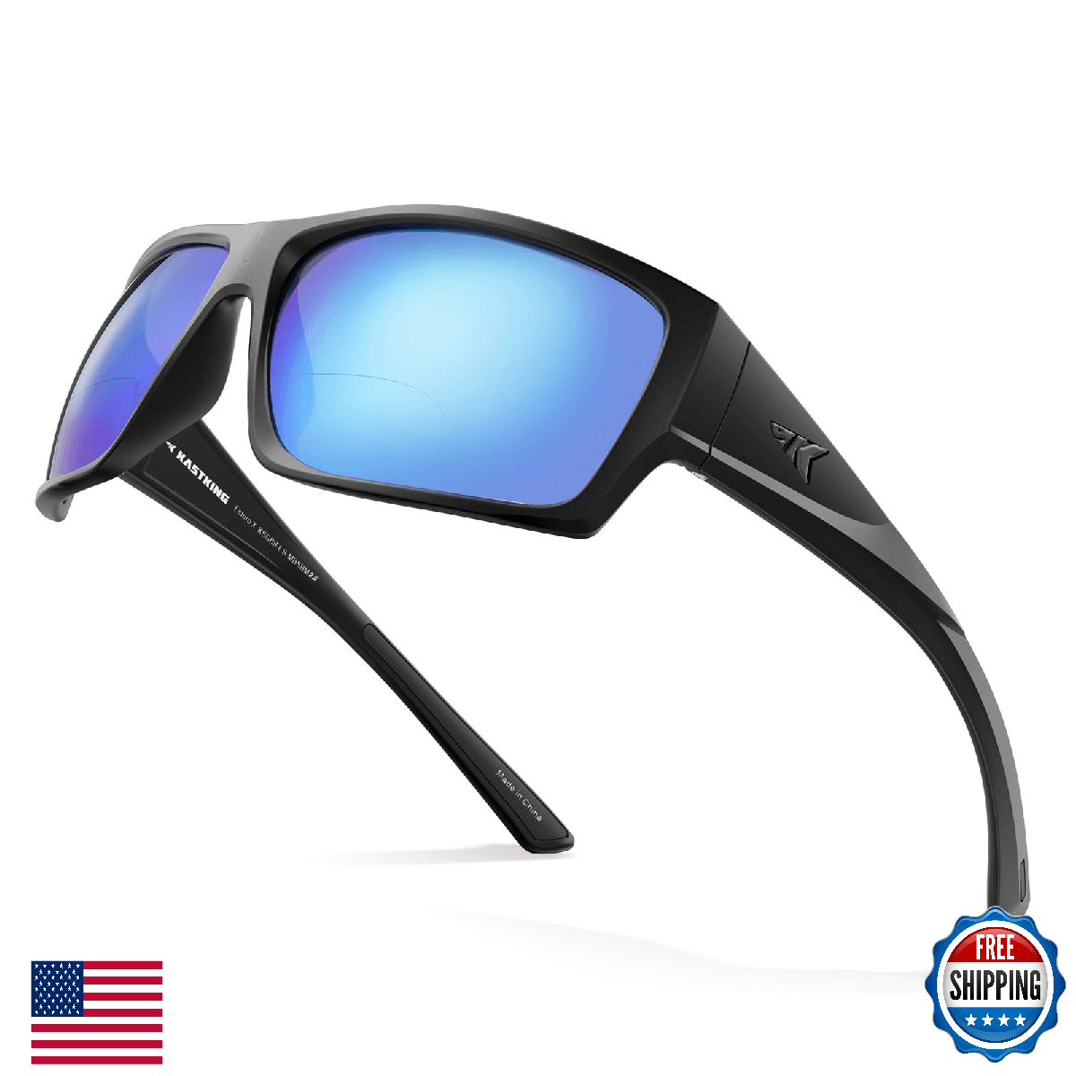 KastKing Estero Polarized Bi-Focal Sunglasses 1.5x 2.0x 2.5x Wrap - Image 1