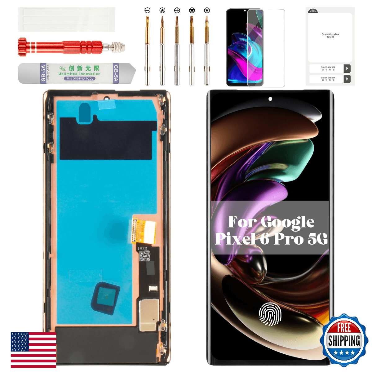 OLED for Google Pixel 6 Pro Screen Replacement 5g for Google Pixel 6 Pro Display - Image 1