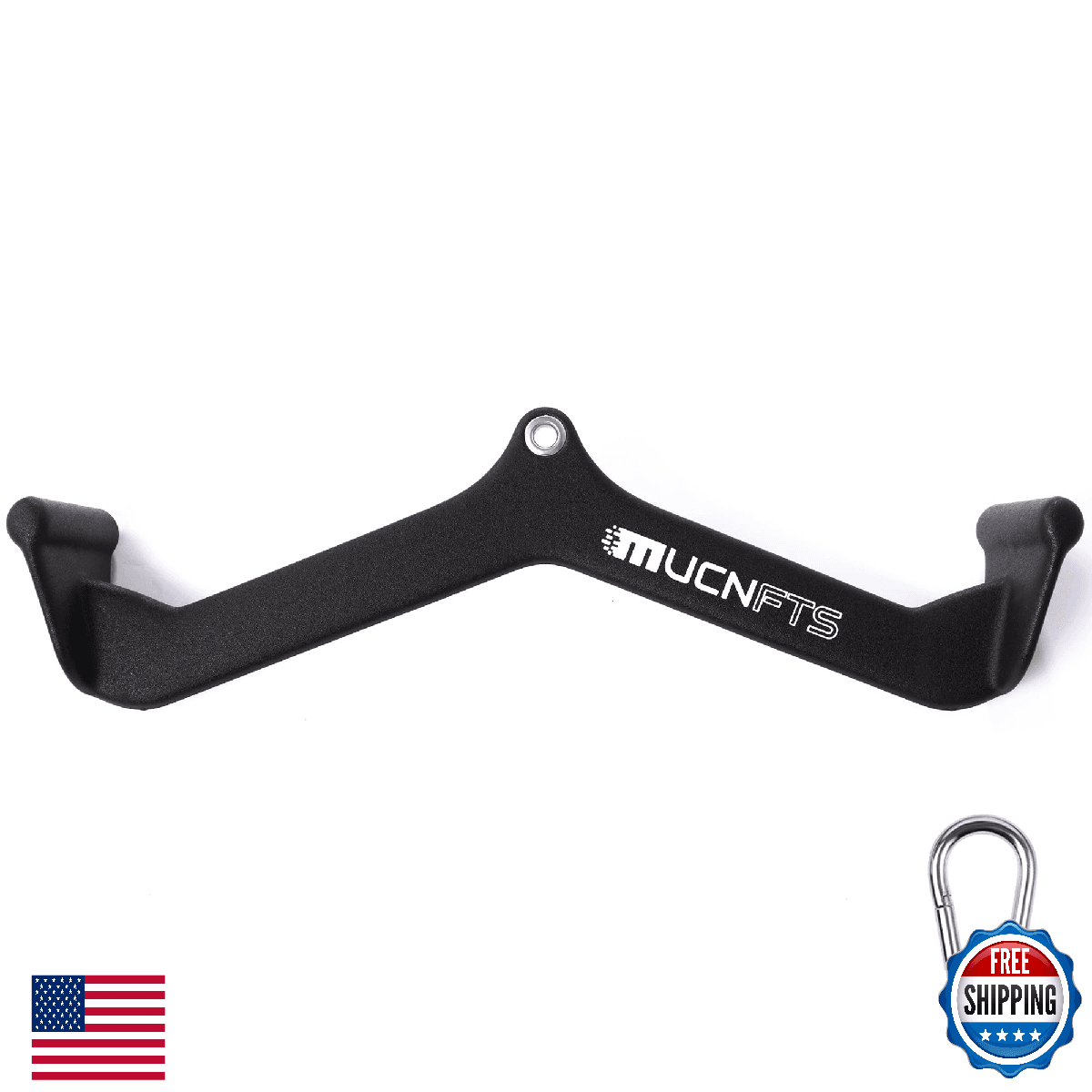 MucnFTS LAT Pulldown Attachment Back/Tricep Handle Bar Cable Gym Set - Image 1