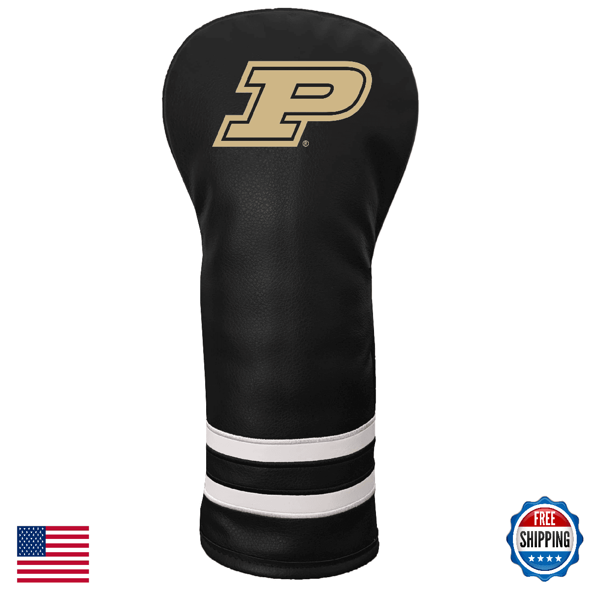 Team Golf NCAA Vintage Fairway Headcover - Fits All Fairway/Hybrid Clubs - Image 1