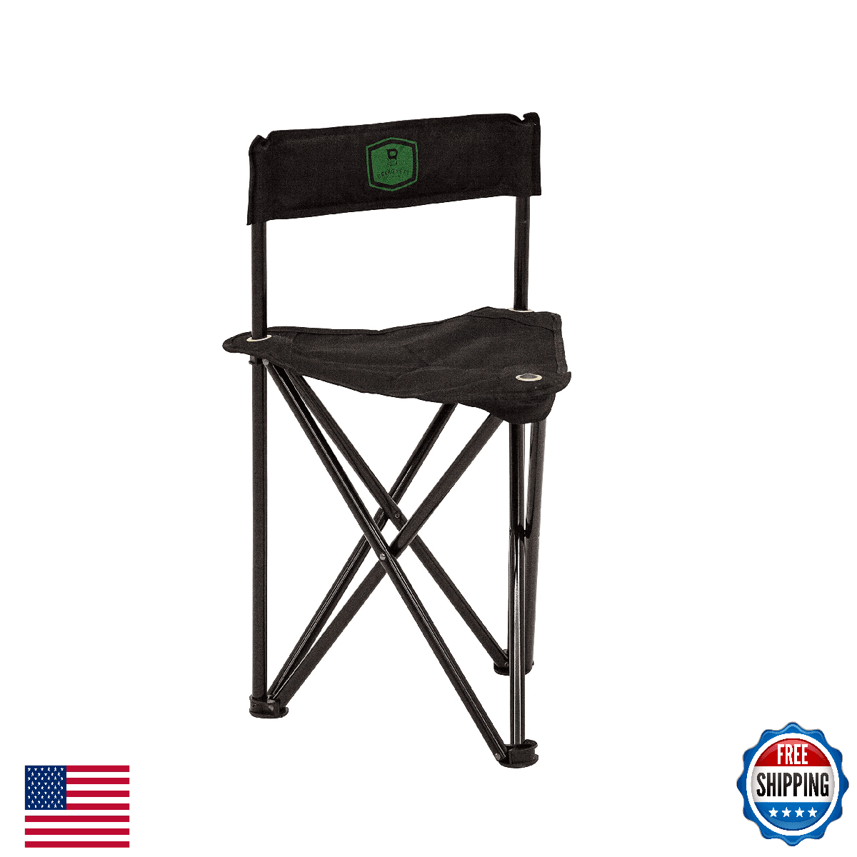 Barronett Blinds BC100 Folding Hunting Chair, Black - Lightweight & Portable - Image 1