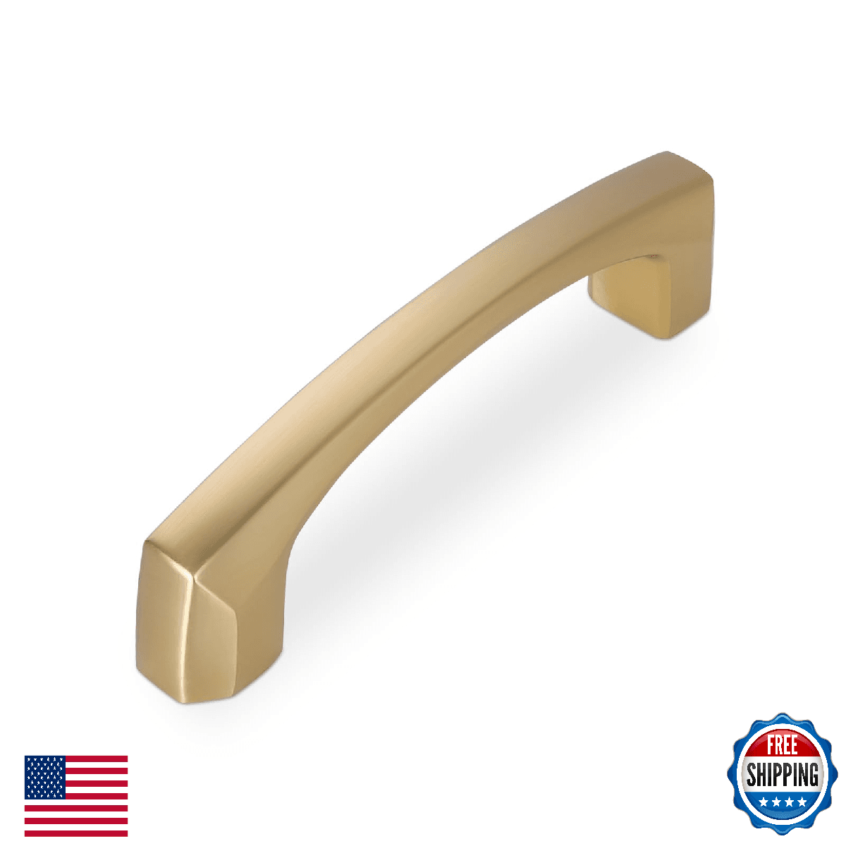 GIYURO 10 Pack Champagne Bronze Cabinet Pulls 3 Inch(76mm) Kitchen Cabinet Handl - Image 1