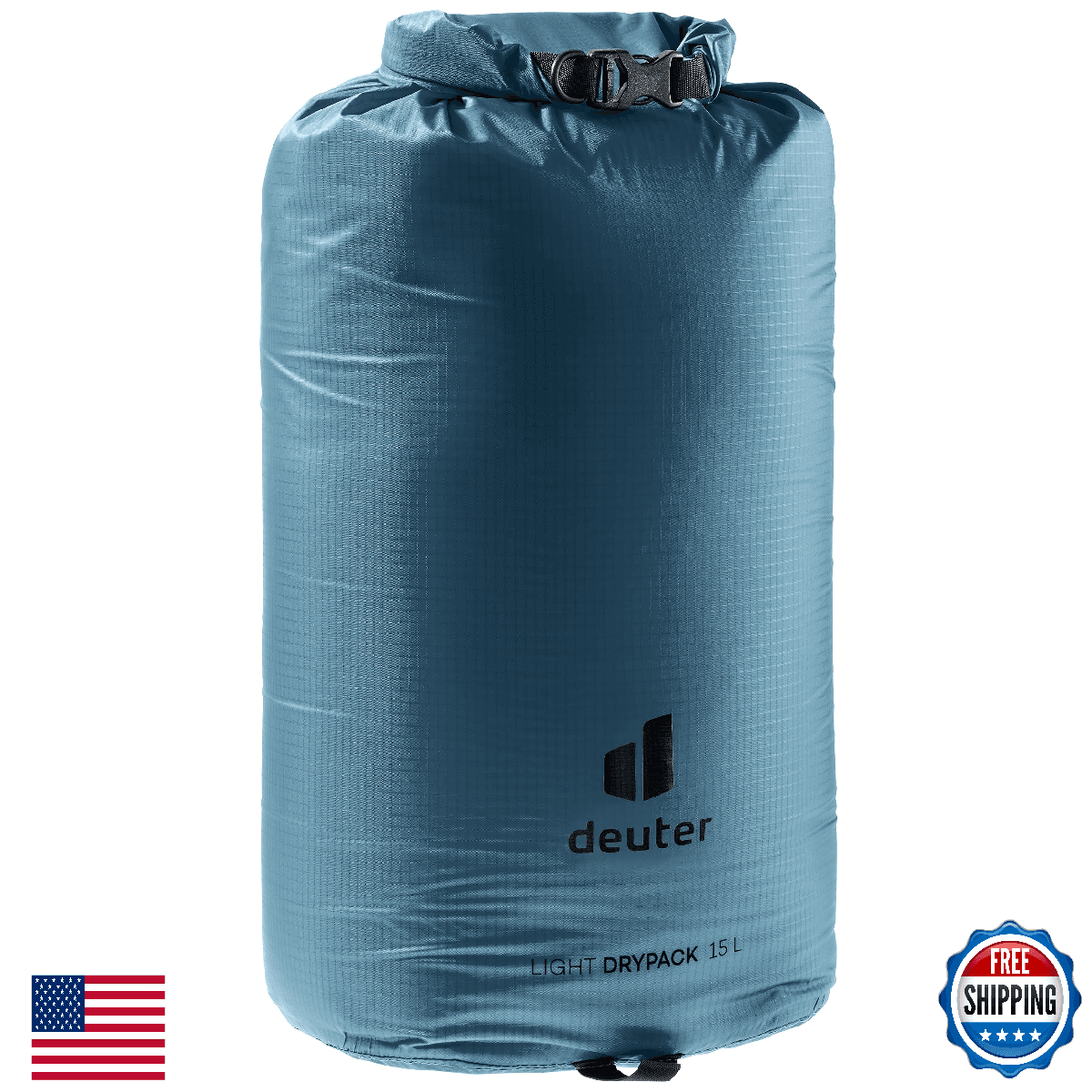 Deuter Light Drypack 15 Water-Resistant 15L Roll-Top Dry Bag Hiking Camping - Image 1