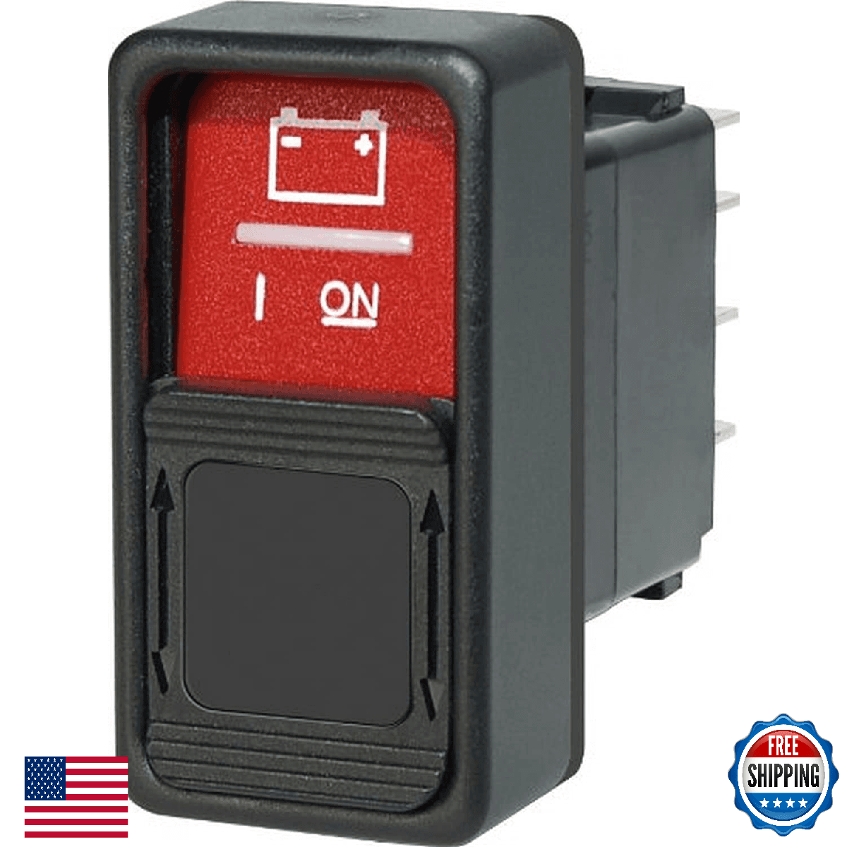 Blue Sea Systems 2145 SPDT Remote Control ON-OFF-ON Contura Switch ML Relays - Image 1