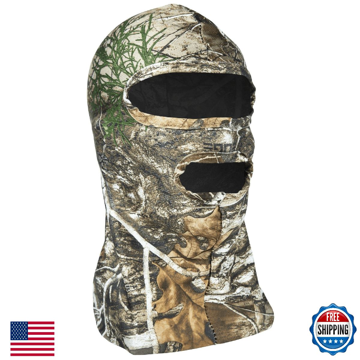 Primos Hunting Mask Mossy Oak Real Tree Camo PS6669 - Image 1