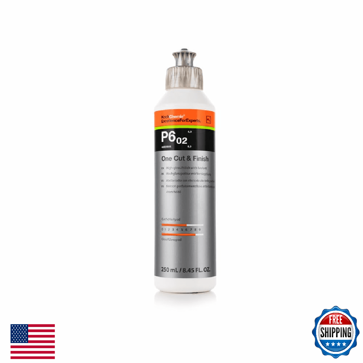 KOCHCHEMIE P6.02 One Cut & Finish - High-Gloss Polishing Compound with Sealant; - Image 1