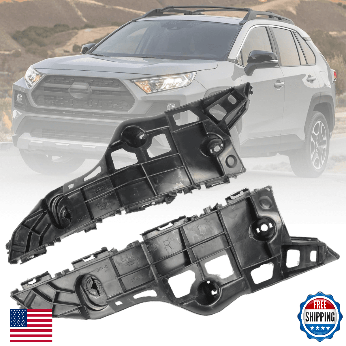 Havgufil Front Bumper Bracket for Toyota Highlander 2014-2019 Left & Right - Image 1