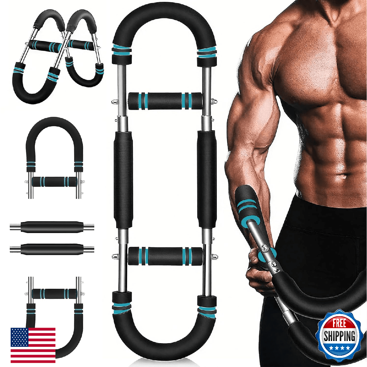 Sandpoy Twister Arm Trainer, 40-100lb Adjustable Chest Workout Equipment - Image 1