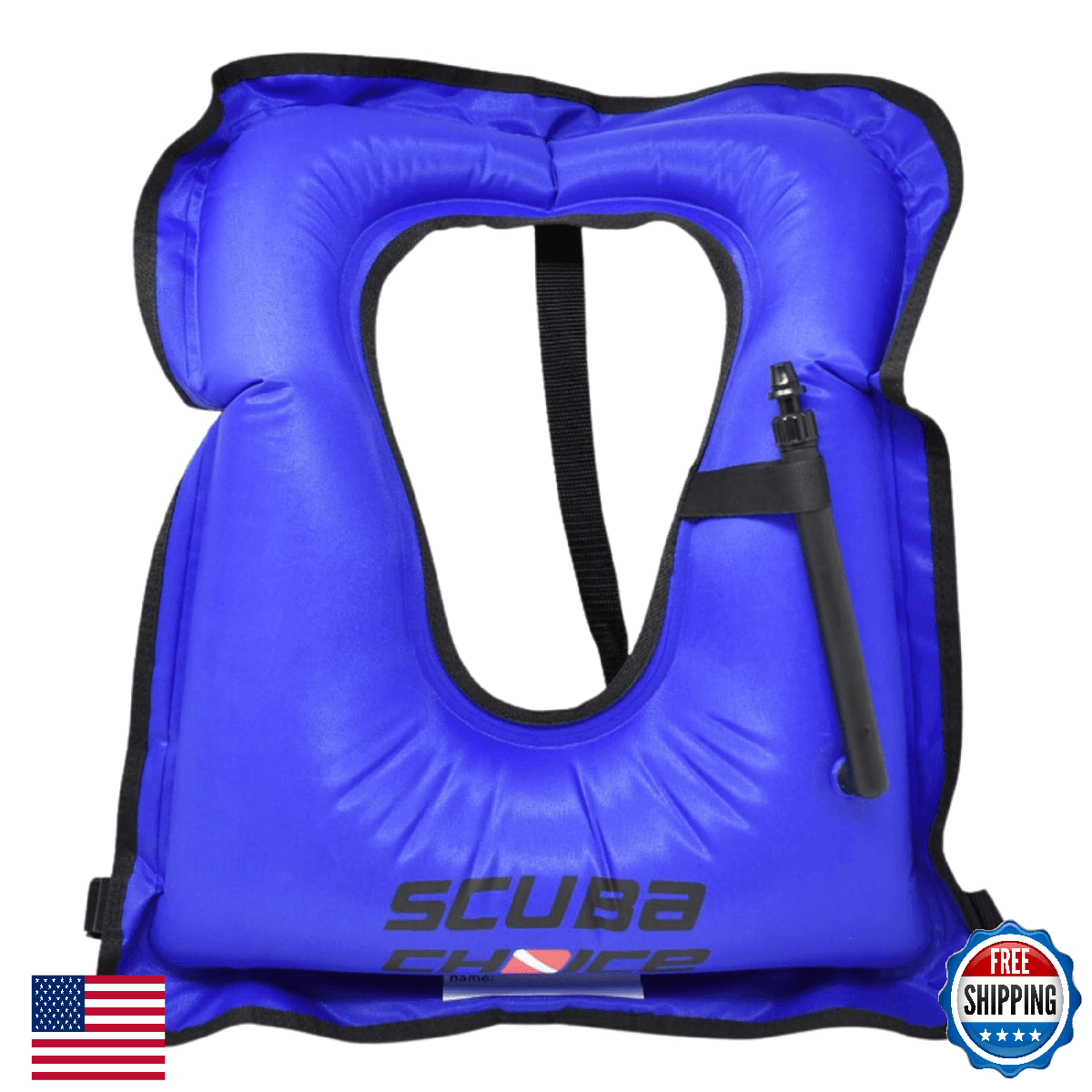 Scuba Choice Snorkel Vest w/ Crotch Strap - Adult Inflatable Buoyancy Aid - Image 1