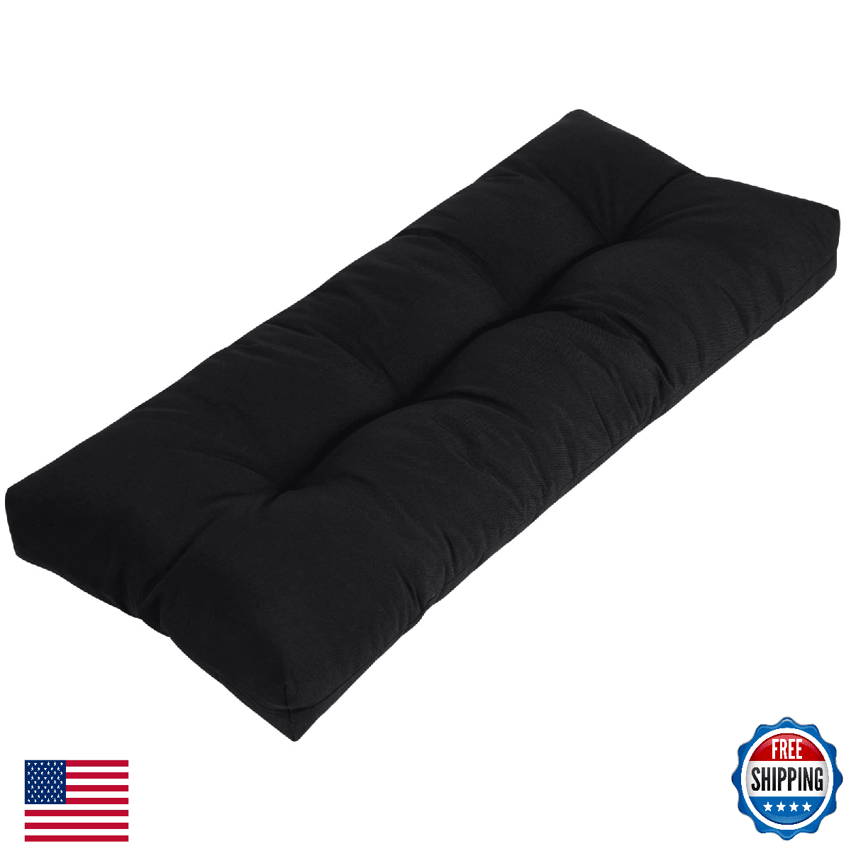 Indoor Outdoor Bench Cushion 45 x 18 Inch, Non-Slip Water Resistant Long Seat Pa - Image 1