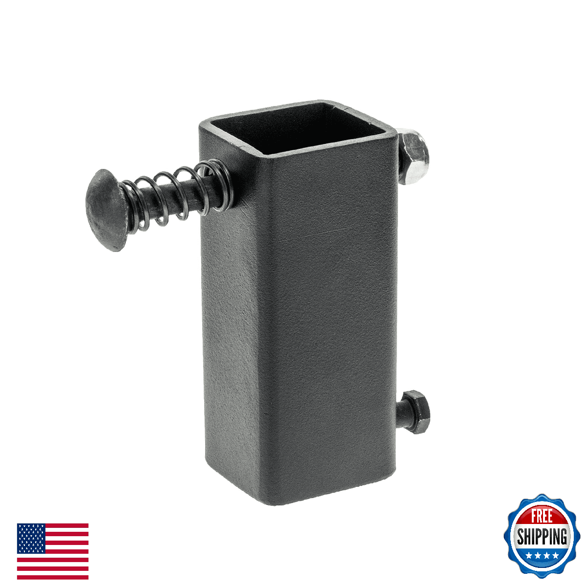 Caldwell T-Post Plate Hanger for AR500 Steel Shooting Targets, Yellow, One Size - Image 1