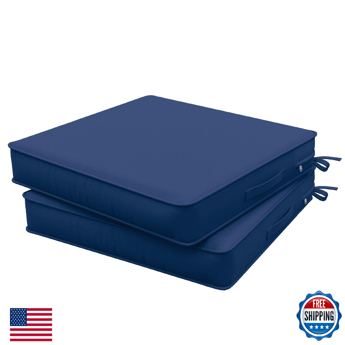 Pakunoda Outdoor Chair Cushions Patio Funiture Seat Cushion 22 L X 22 W X 4 H Wa - Image 1
