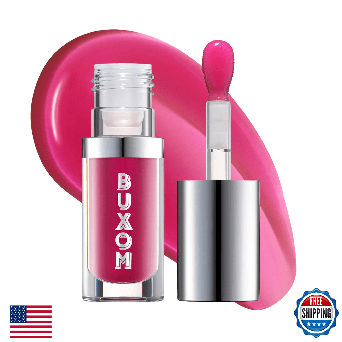Buxom Full-On Glossy Lip Oil, Berry Blast - Image 1