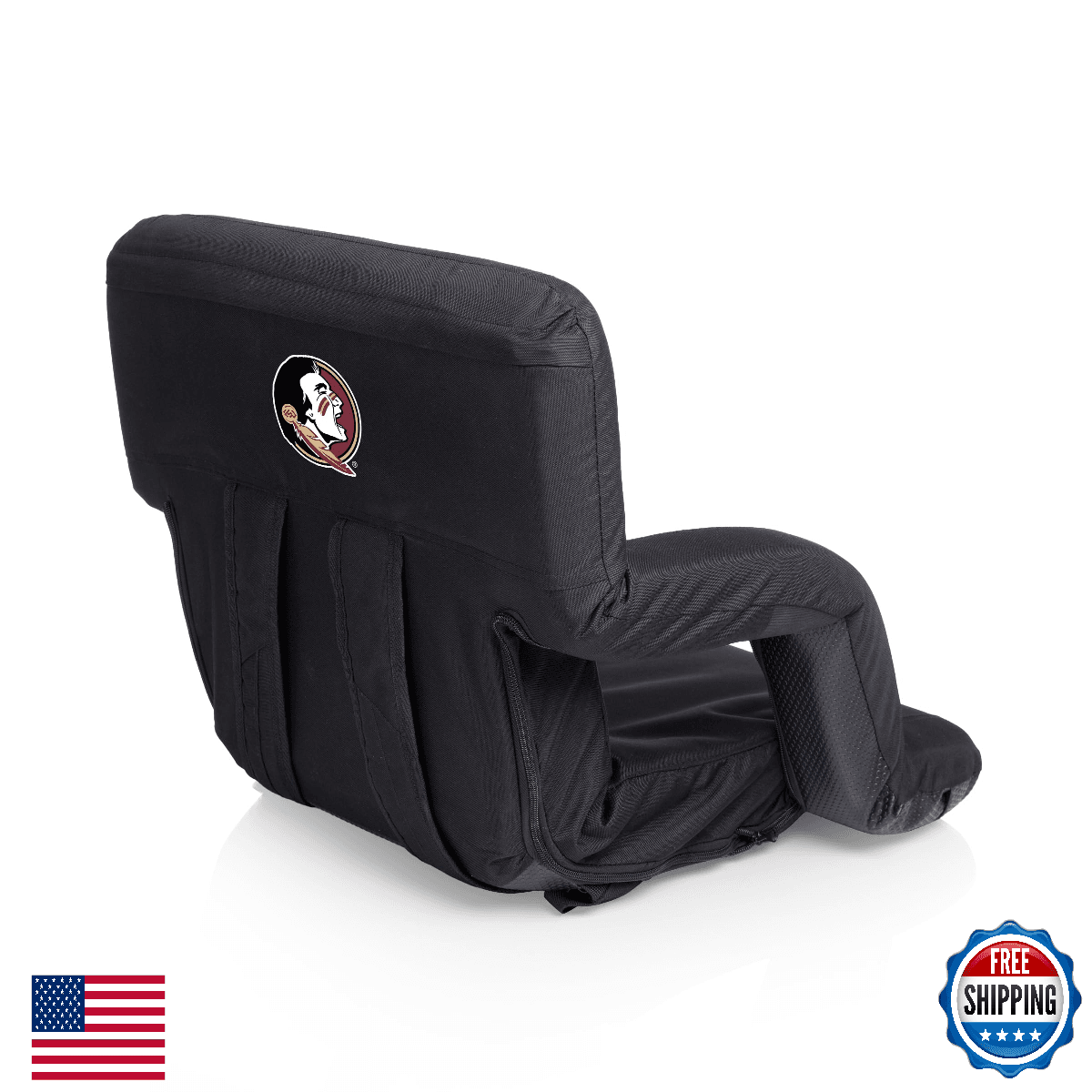 NCAA Florida State Seminoles Ventura Portable Reclining Stadium Seat - Image 1