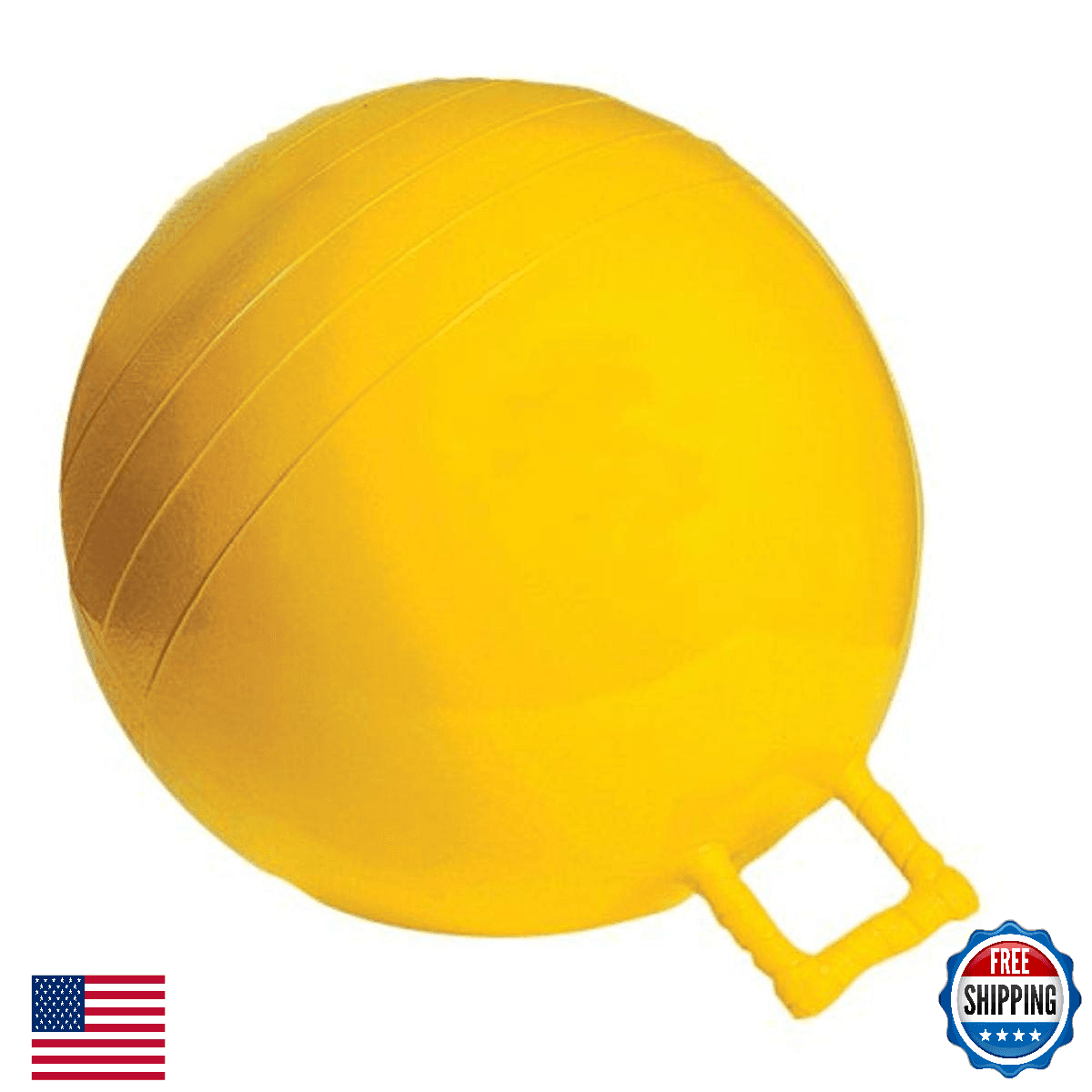 AIRHEAD Buoy 20" Yellow Inflatable Boat Fender Marker Race Course - Image 1