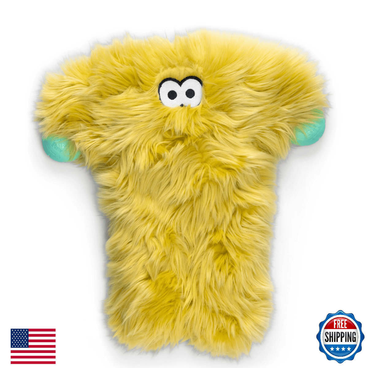 WEST PAW Rowdies Bjorn Durable Plush Dog Toy with Reinforced Seams Chew Resistan - Image 1