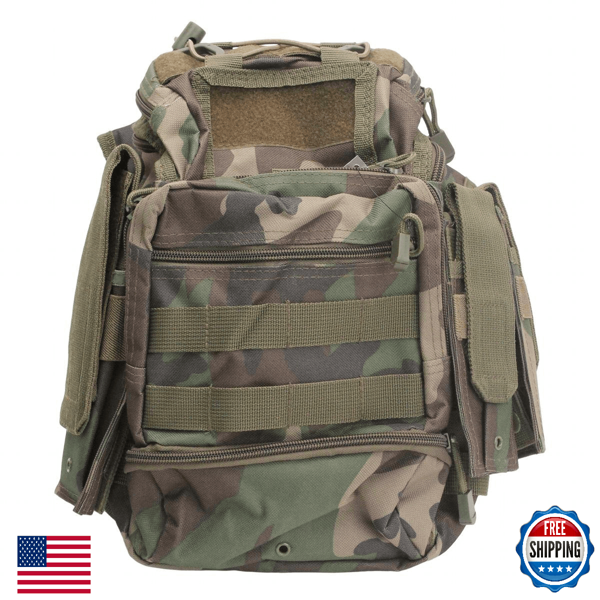 NC Star CVFRB2918WC First Responder Utility Bag - Woodland Camo - Image 1
