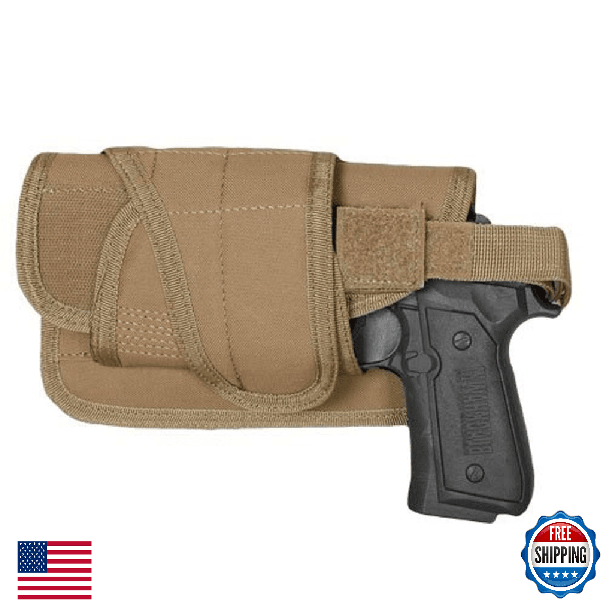 Fox Outdoor Typhoon Horizontal Modular Holster Left Hand for Large Tactical Hand - Image 1
