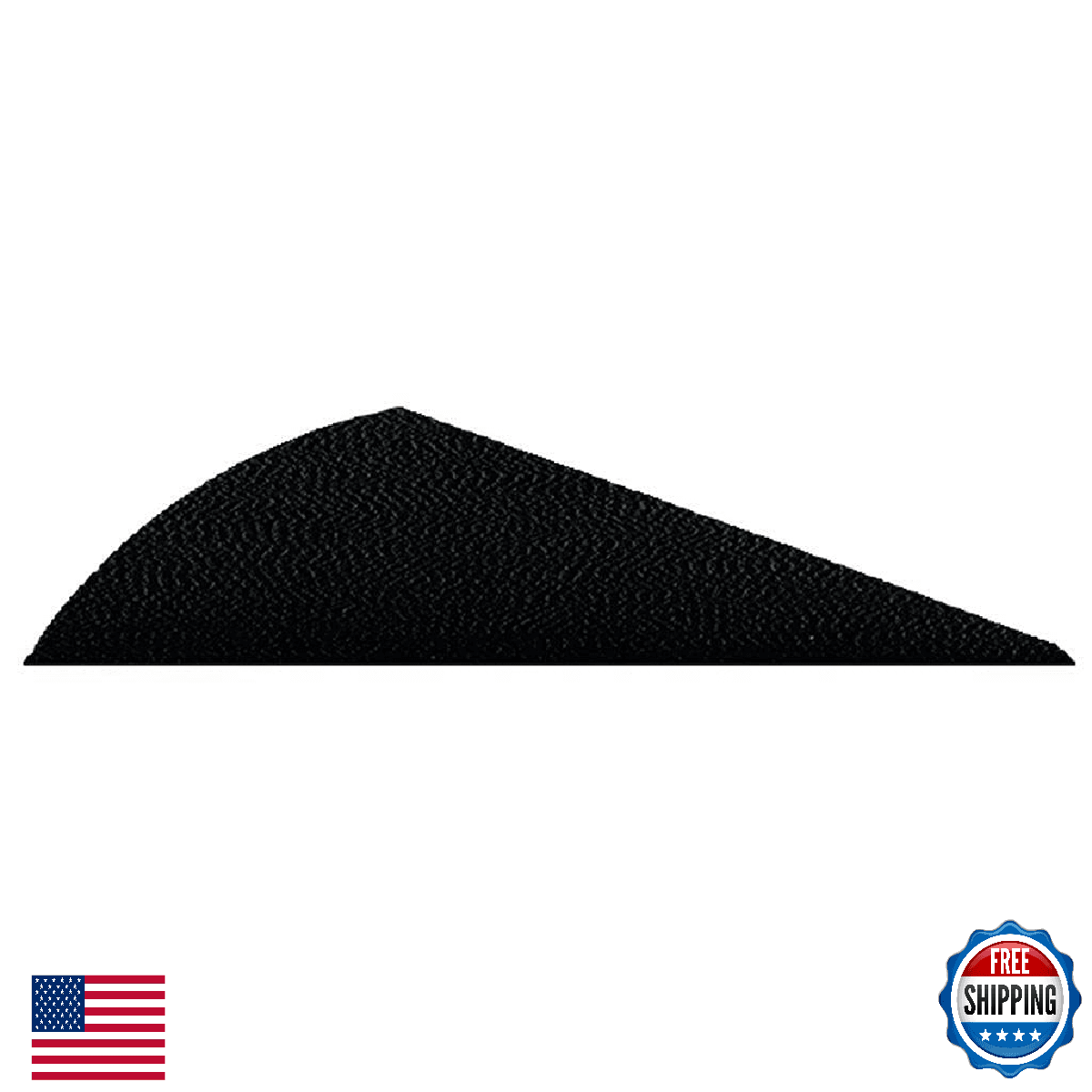 Bohning Blazer X2 Archery Vane 100-Pack Black Target Shooting - Image 1