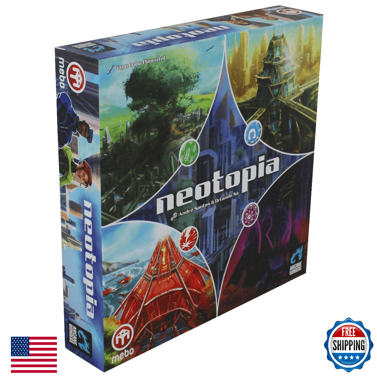 Neotopia by Arcane Wonders, Strategy Board Game - Image 1