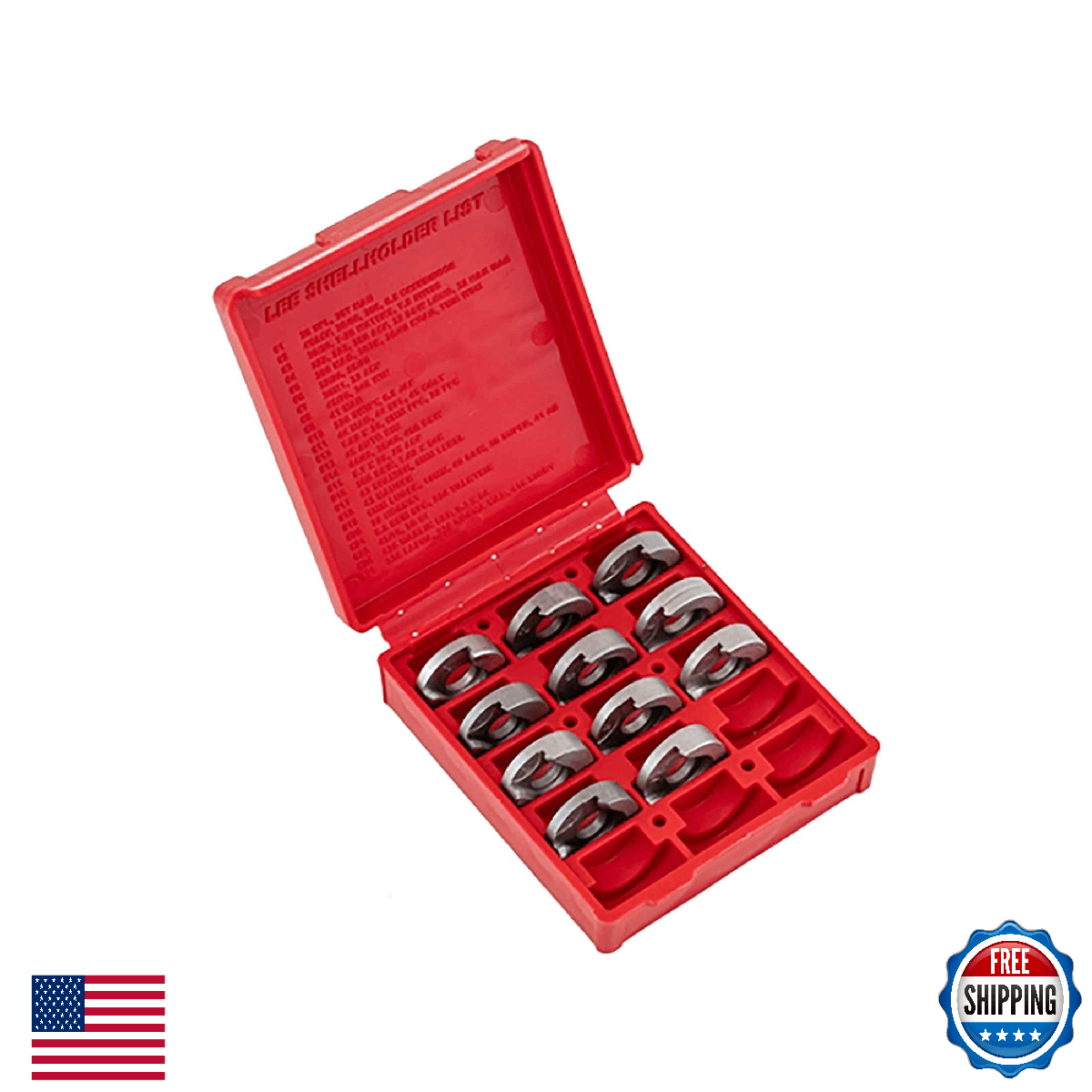 Lee Precision Auto Prime Shell Holders Kit #1-5,7-11,19 Hand Priming Steel - Image 1