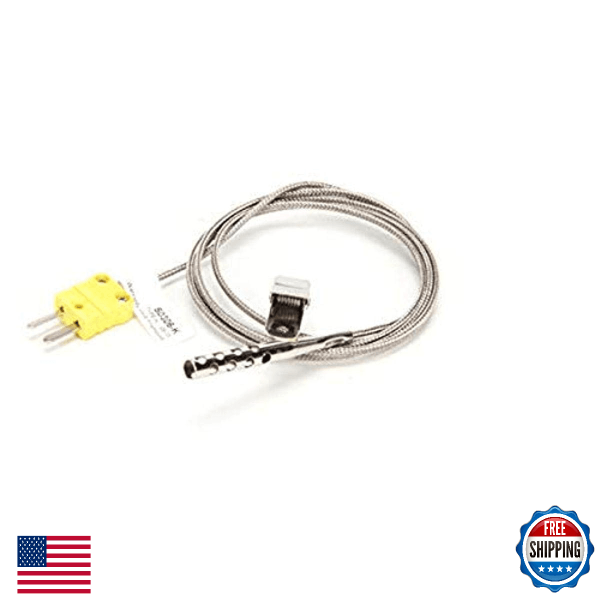 Cooper-Atkins 50306-K Air Oven/Freezer Thermocouple Probe with Clip, Type K, -10 - Image 1