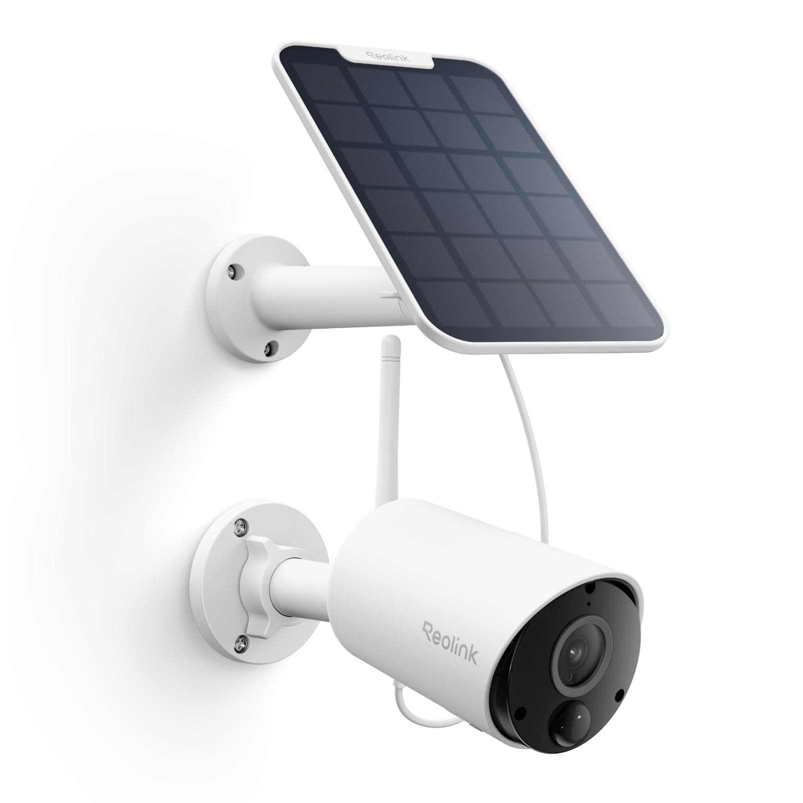 REOLINK Argus Eco+Solar Panel 2K 5MP Outdoor Security Camera, Night Vision, WiFi - Image 1