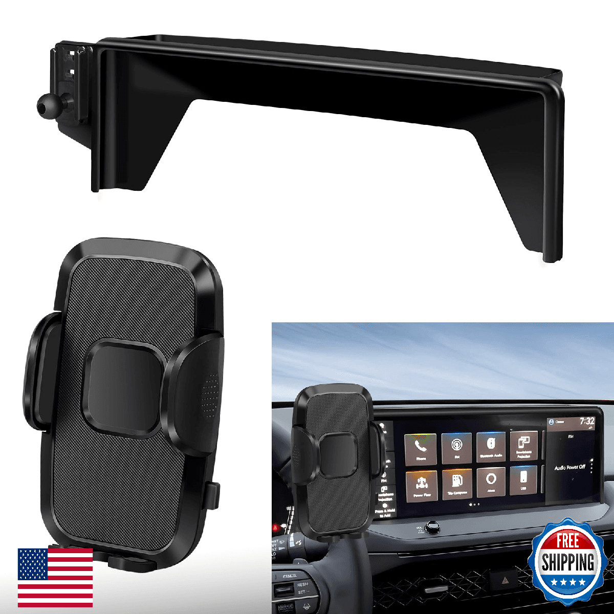 Peleus Car Phone Holder for 2023 2024 2025 Honda Accord Hybird Car Phone Mount f - Image 1