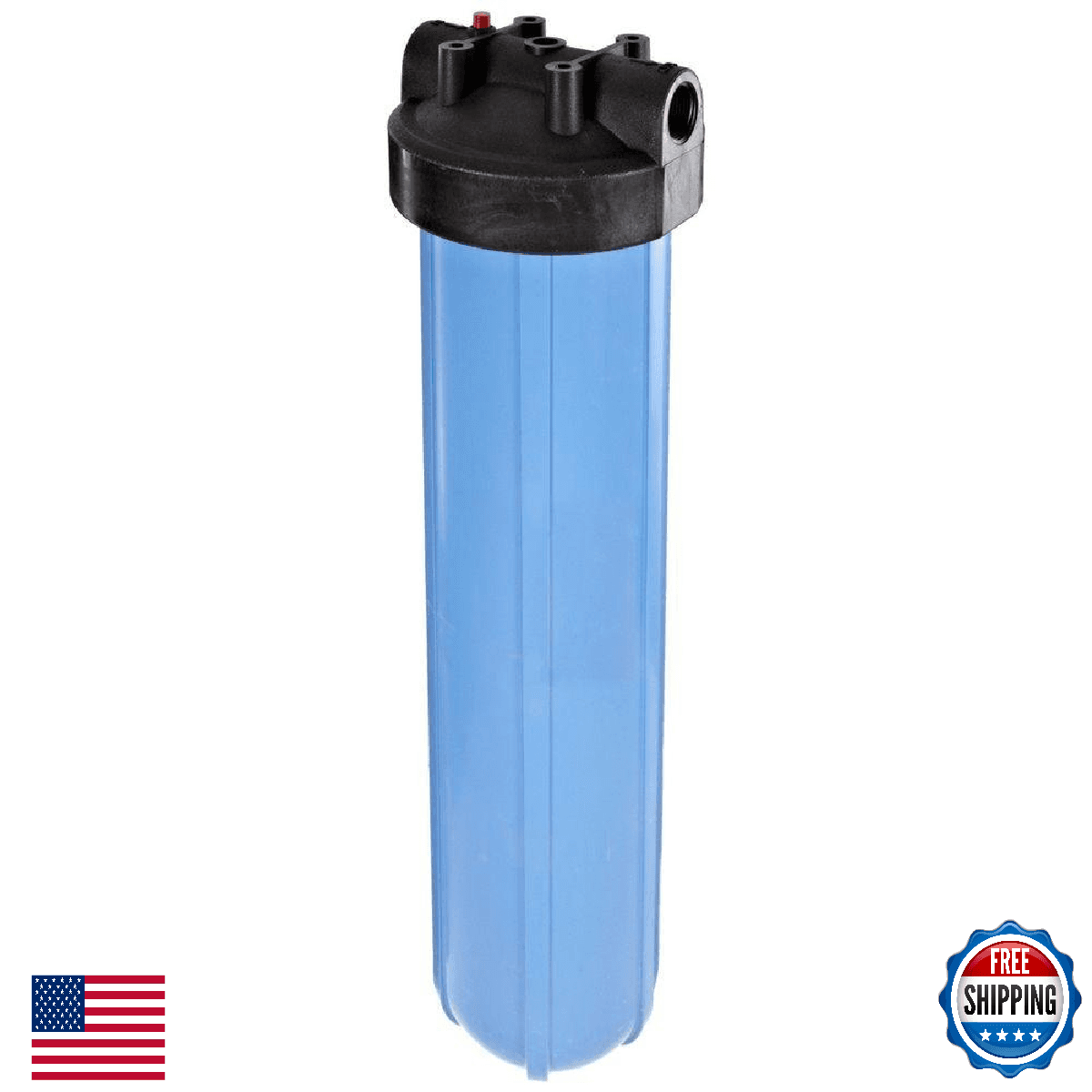 Pentair Pentek 150233 Big Blue 1" NPT Whole House Water Filter Housing - Image 1