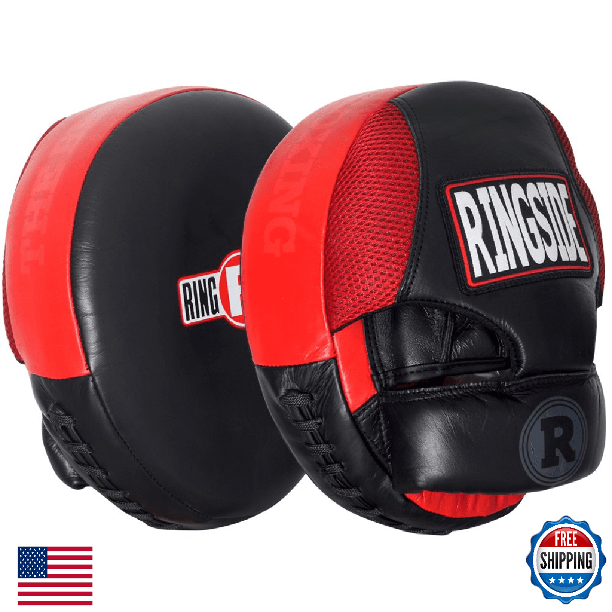 Ringside Boxing Air Mitts: 3" Thick Air/Foam Padding, Lightweight 12oz - Image 1