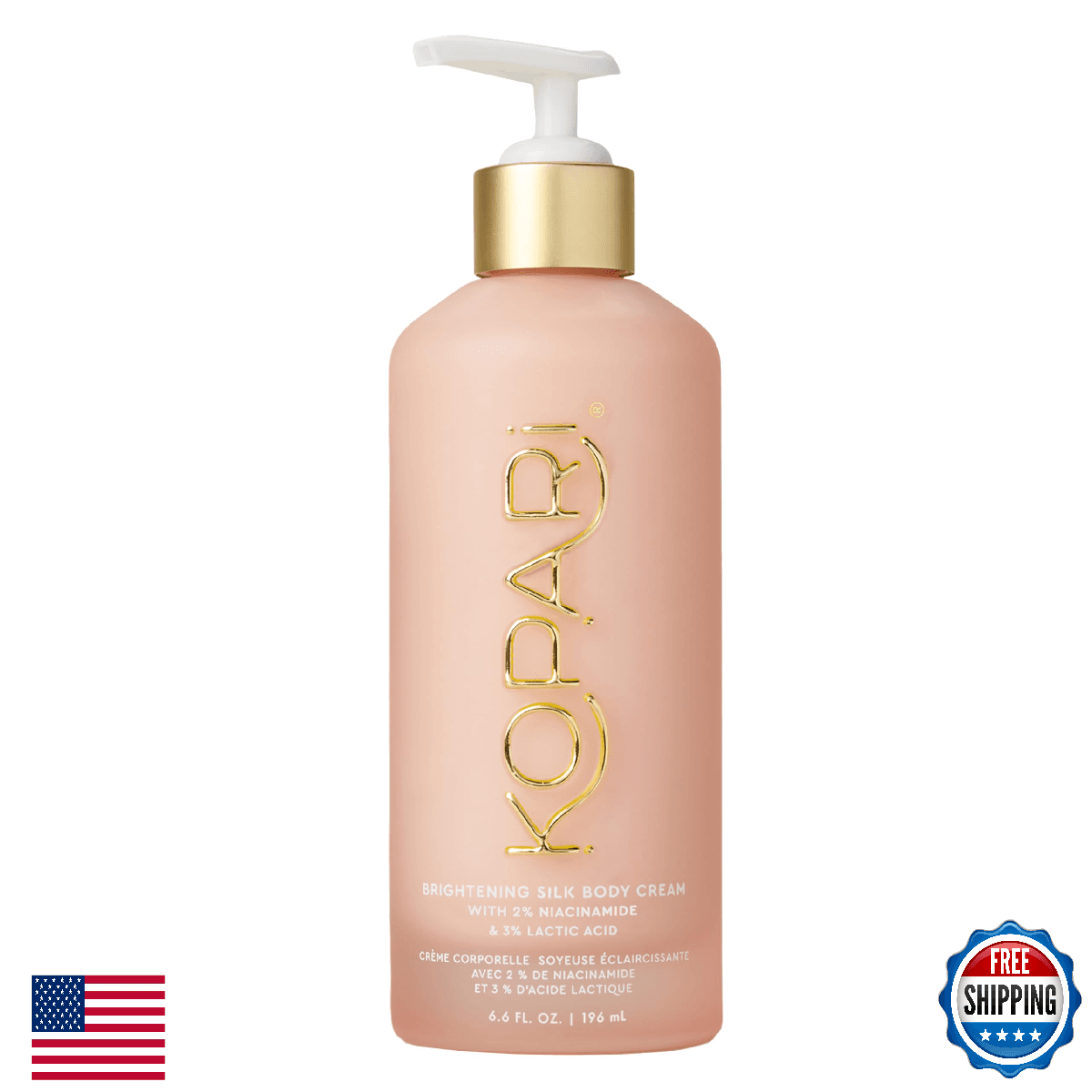 Kopari Brightening Silk Body Cream with 2% Niacinamide, AHAs & Kakadu Plum – Hyd - Image 1