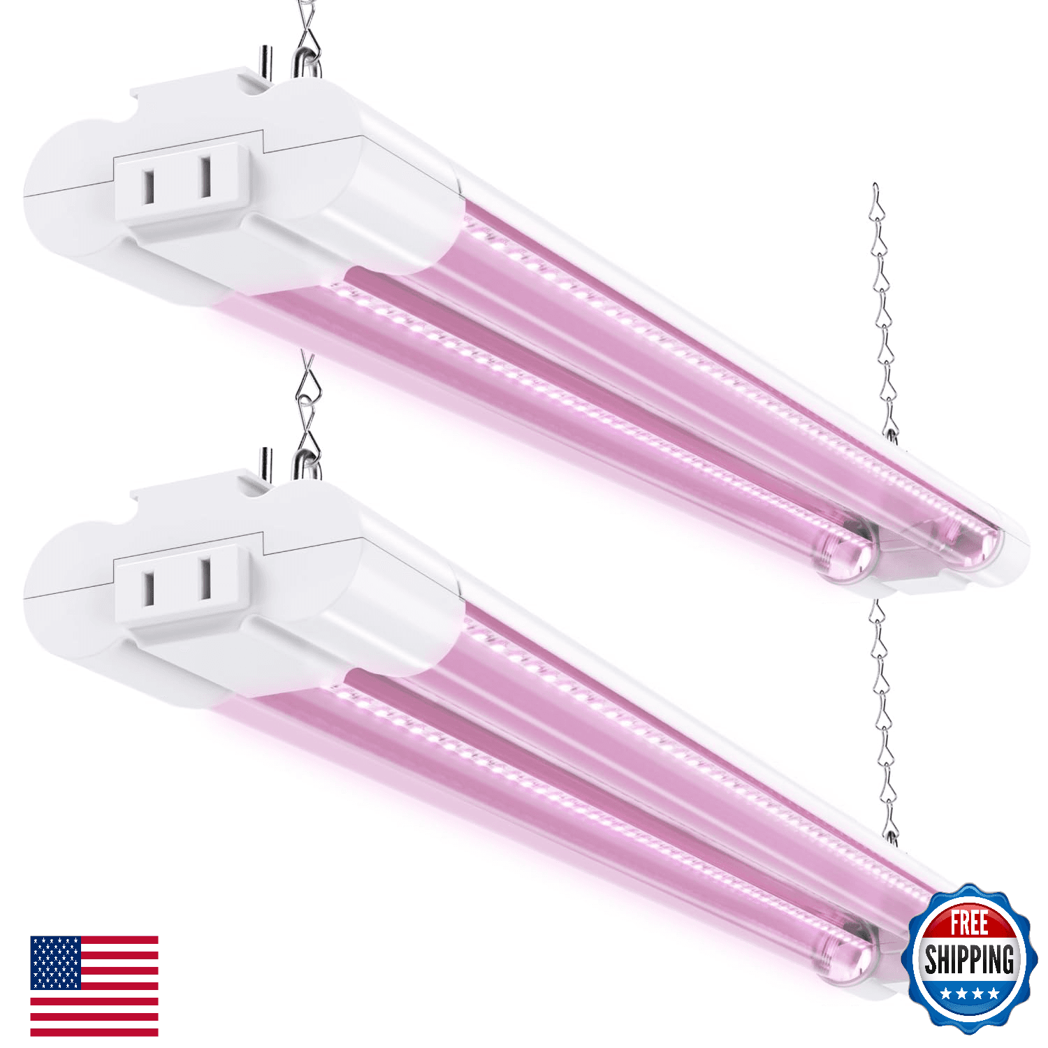 Sunco 2ft LED Grow Light, 20W, Full Spectrum, Seed Starting, Indoor Plants - Image 1