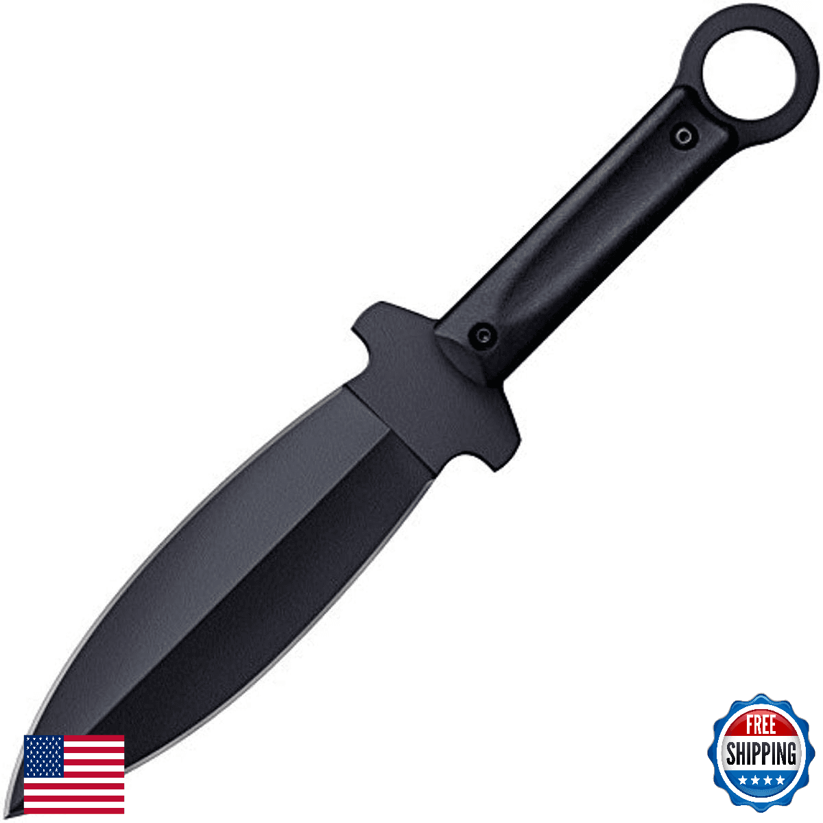 Cold Steel Shanghai Shadow Knife w/ Secure-Ex Sheath - 1055 Carbon Steel - Image 1