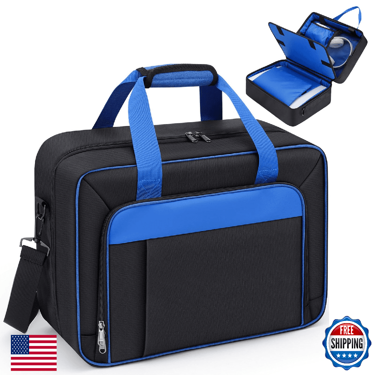 GDNasist PS5 Travel Carrying Case - Console, Controller, Headset, Game Disc Bag - Image 1