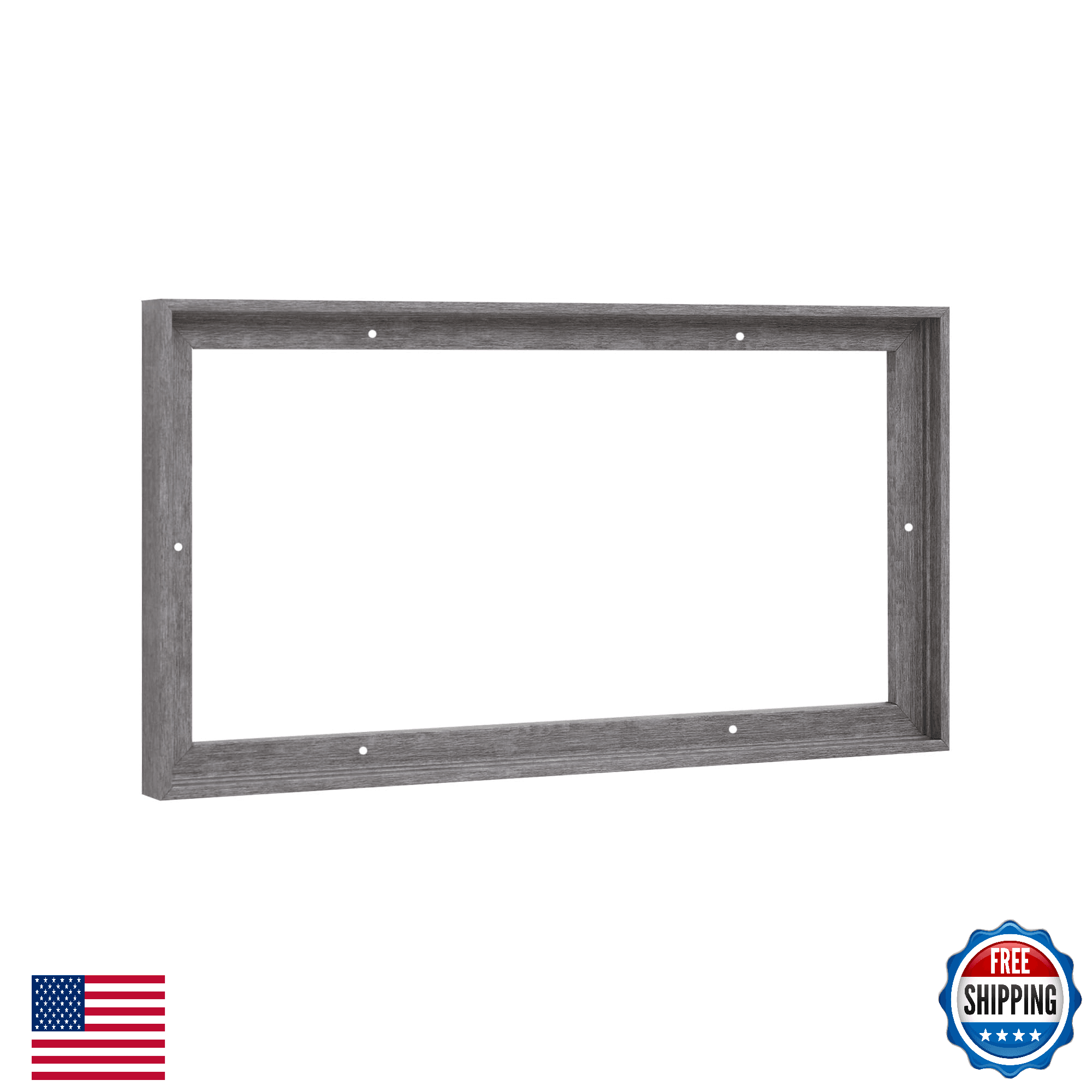 Pixy Canvas Floater Frame 16x20 for 3/4" Deep Canvas Wall Art Decor Rust - Image 1
