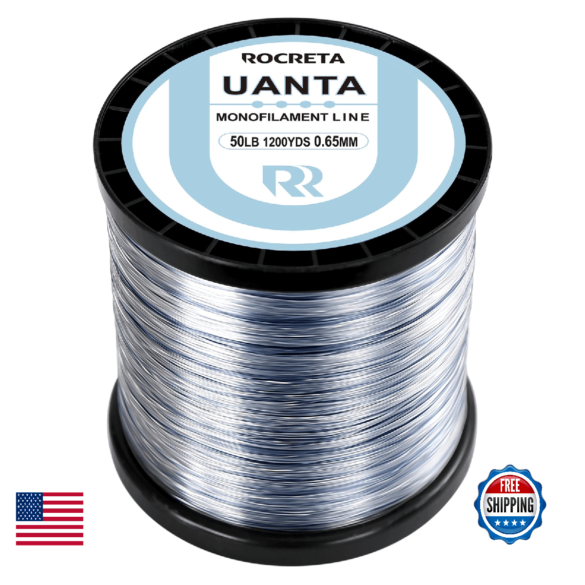 ROCRETA UANTA Monofilament Fishing Line - Superior Strength - Mono Fishing Line - Image 1