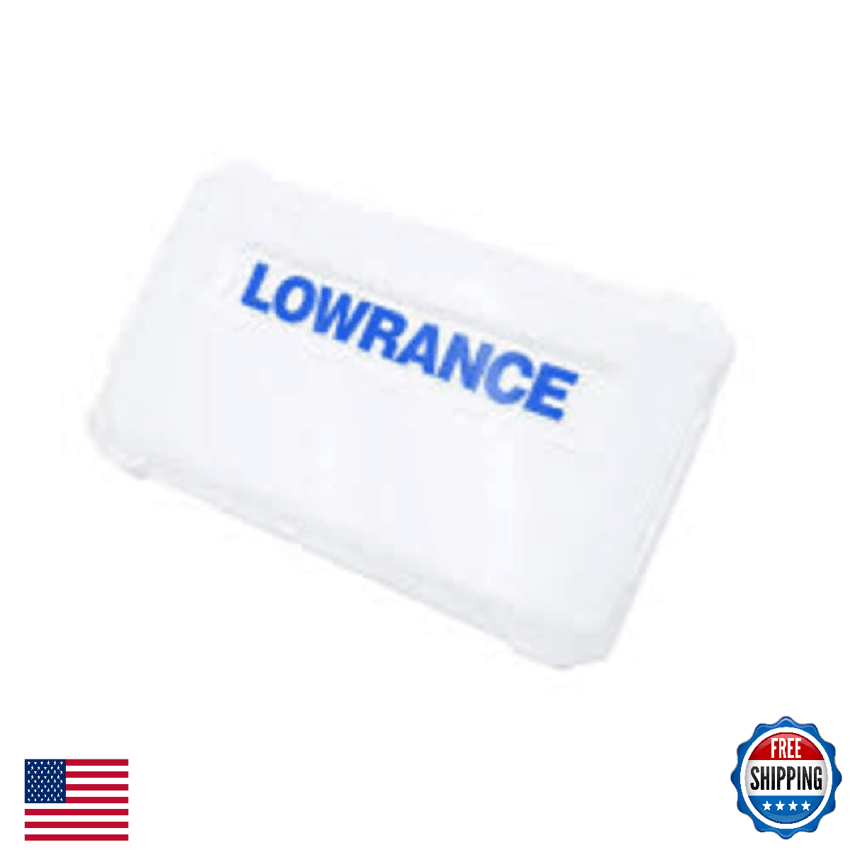 Lowrance 000-15779-001 Elite FS 9 Suncover - White with Blue Logo - Image 1