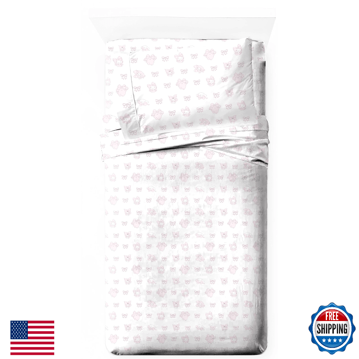 Jay Franco Sheet Set with Fitted, Flat Sheets & Pillow Cover - Ultra-Soft Beddin - Image 1