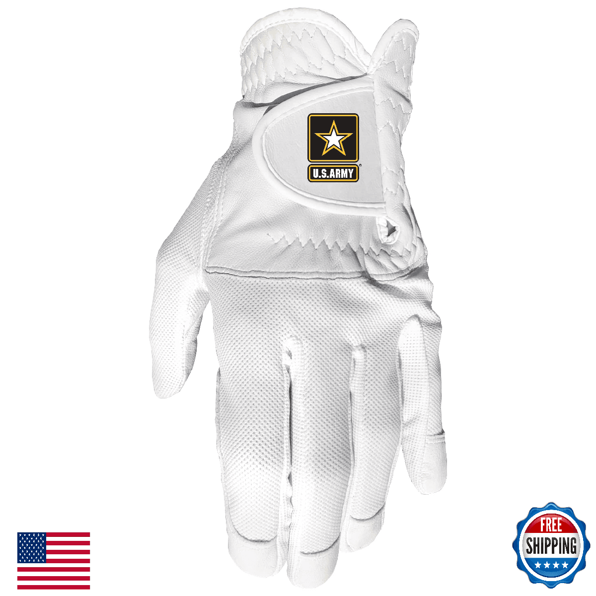 Team Golf Military Cool Mesh Cabretta Leather Golf Glove - One Size - Image 1