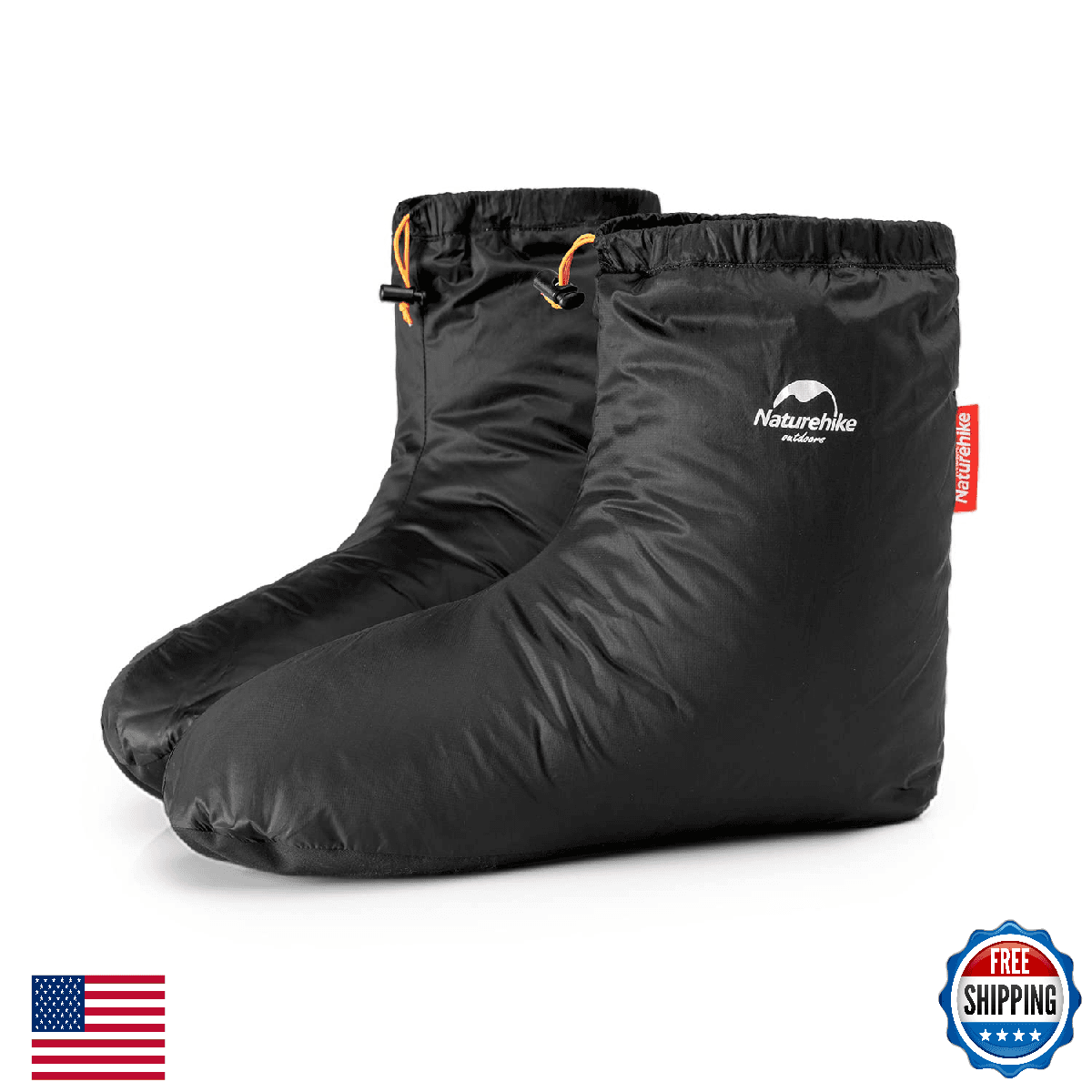 Naturehike Ultralight 700-Fill Goose Down Booties Camping Warm Sleeping Slippers - Image 1