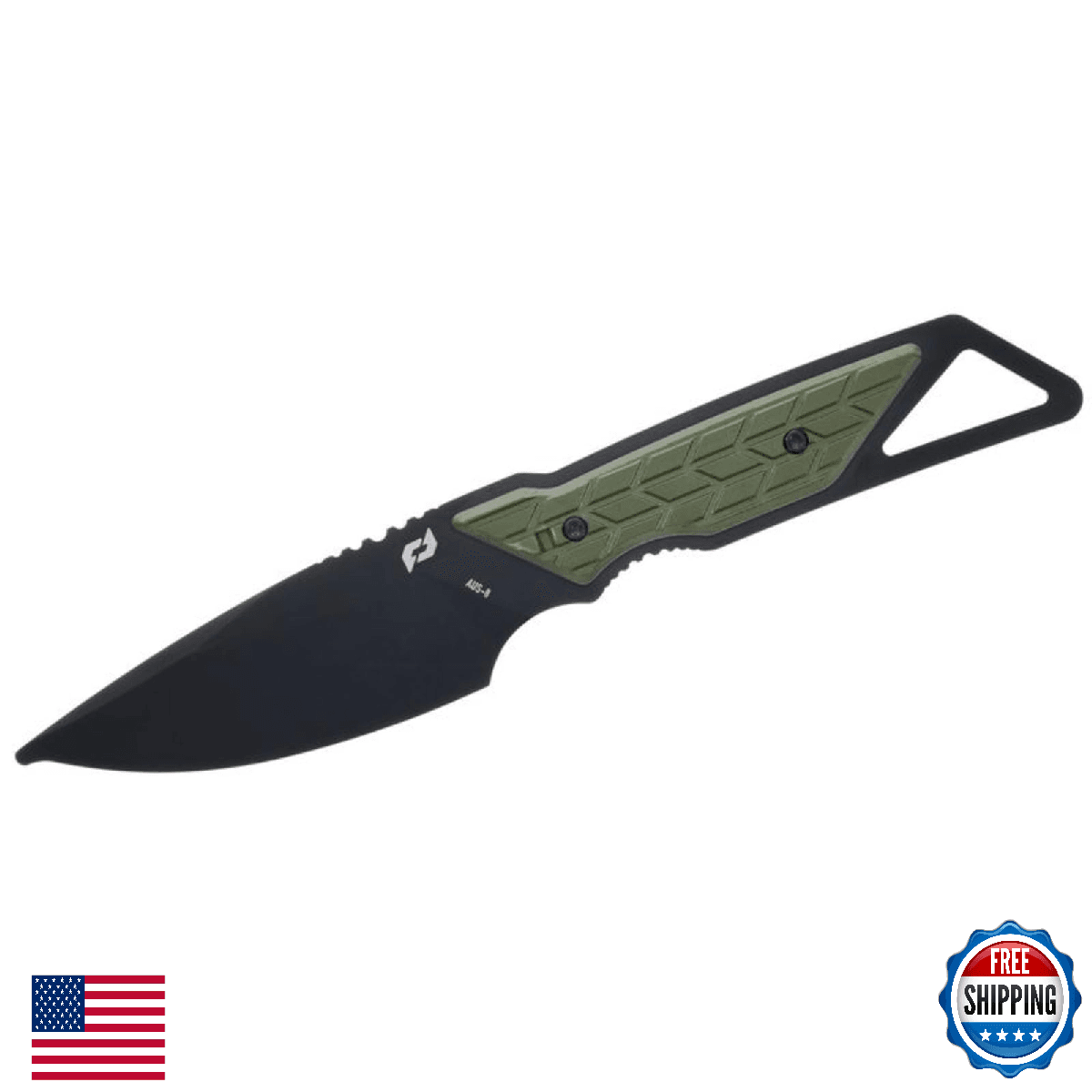 Schrade Delta Class Outback Fixed Blade Knife 3CR13 Steel Black Oxide Blade - Image 1