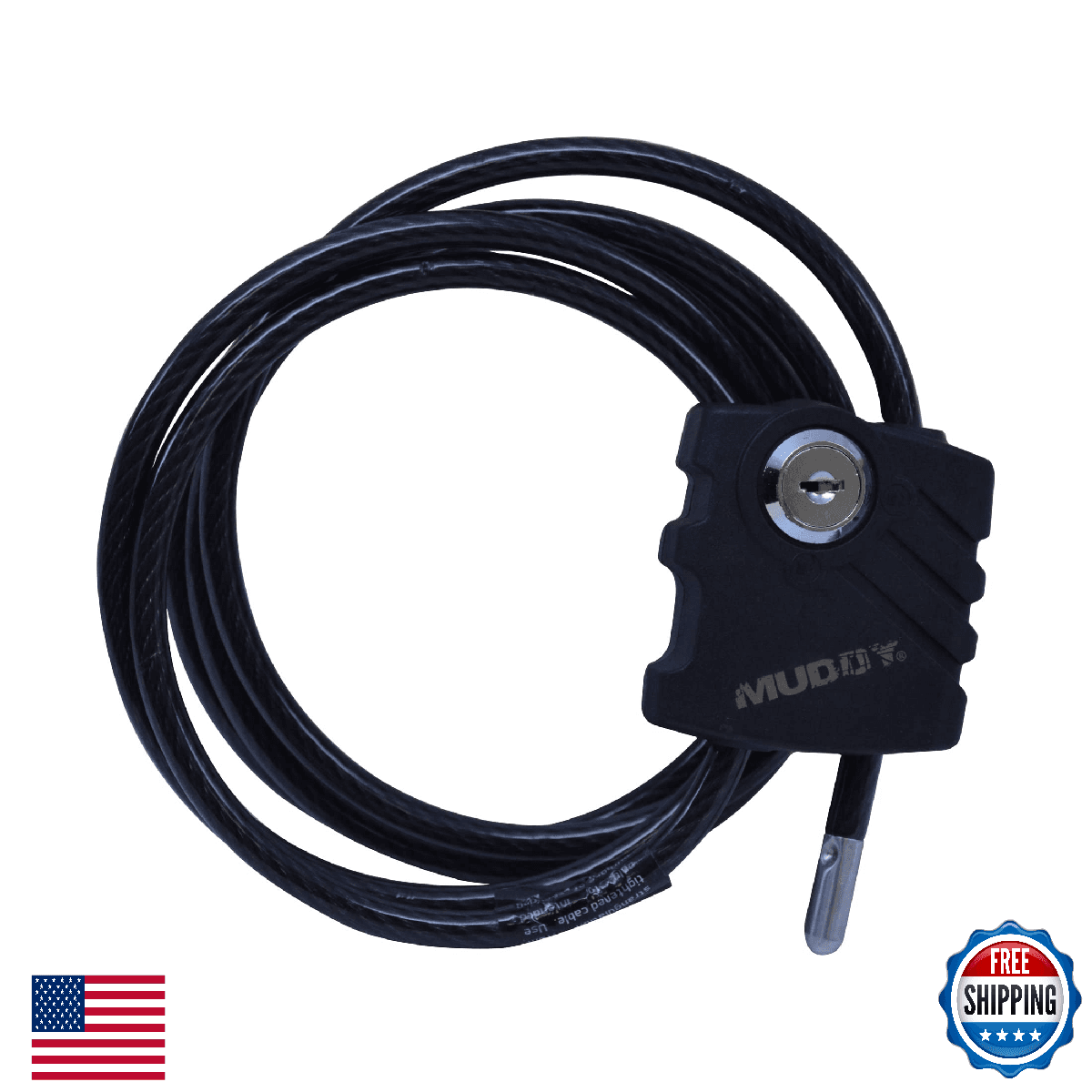 Muddy Defender Security Cable Lock System, 7ft Steel, Weather-Resistant - Image 1