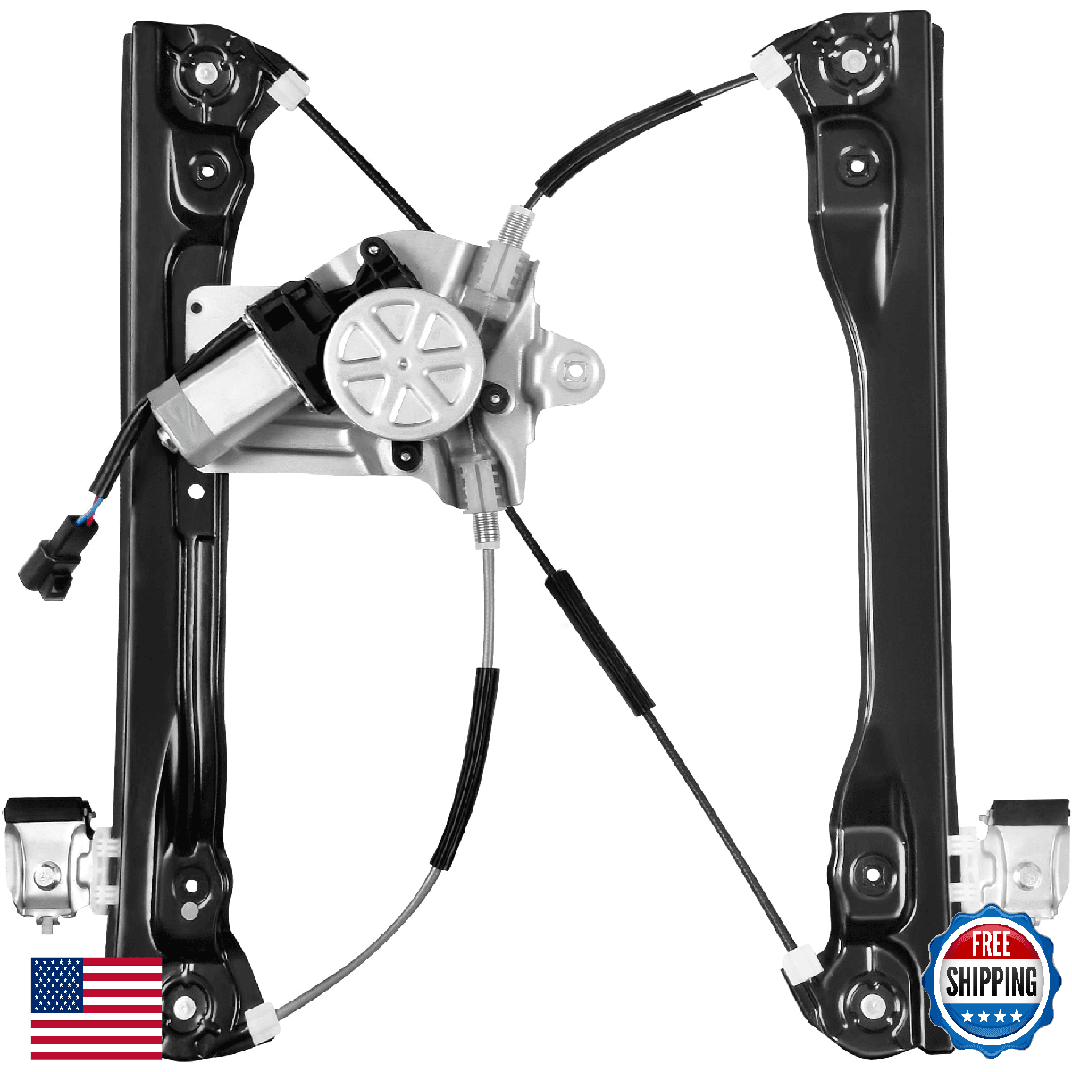 XIMAKA Front Passenger Side Power Window Regulator with Motor (2 Pins) Fit for C - Image 1