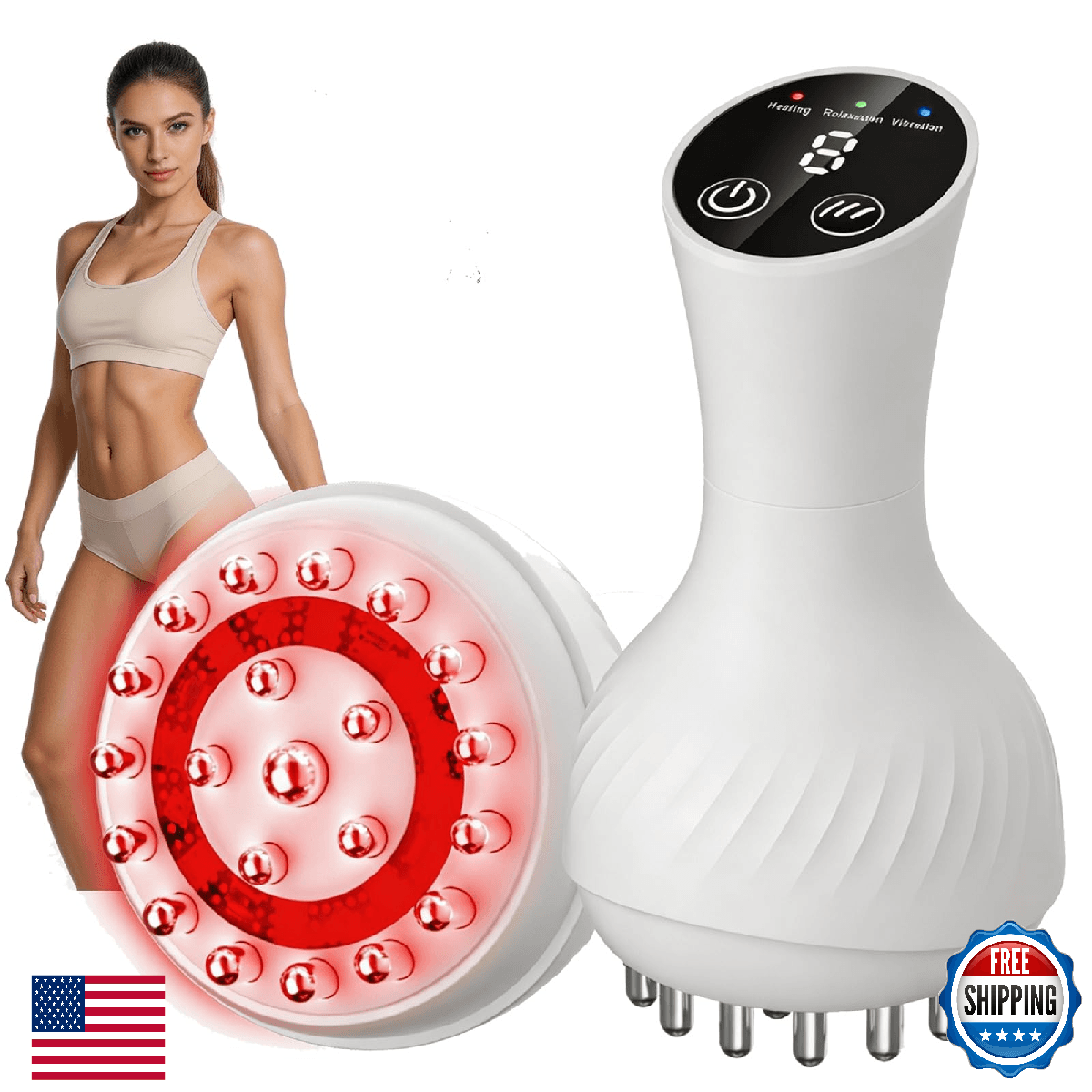 HarrFlow Lymphatic Drainage Massager & Anti Cellulite Massage Tool,New Lymphatic - Image 1