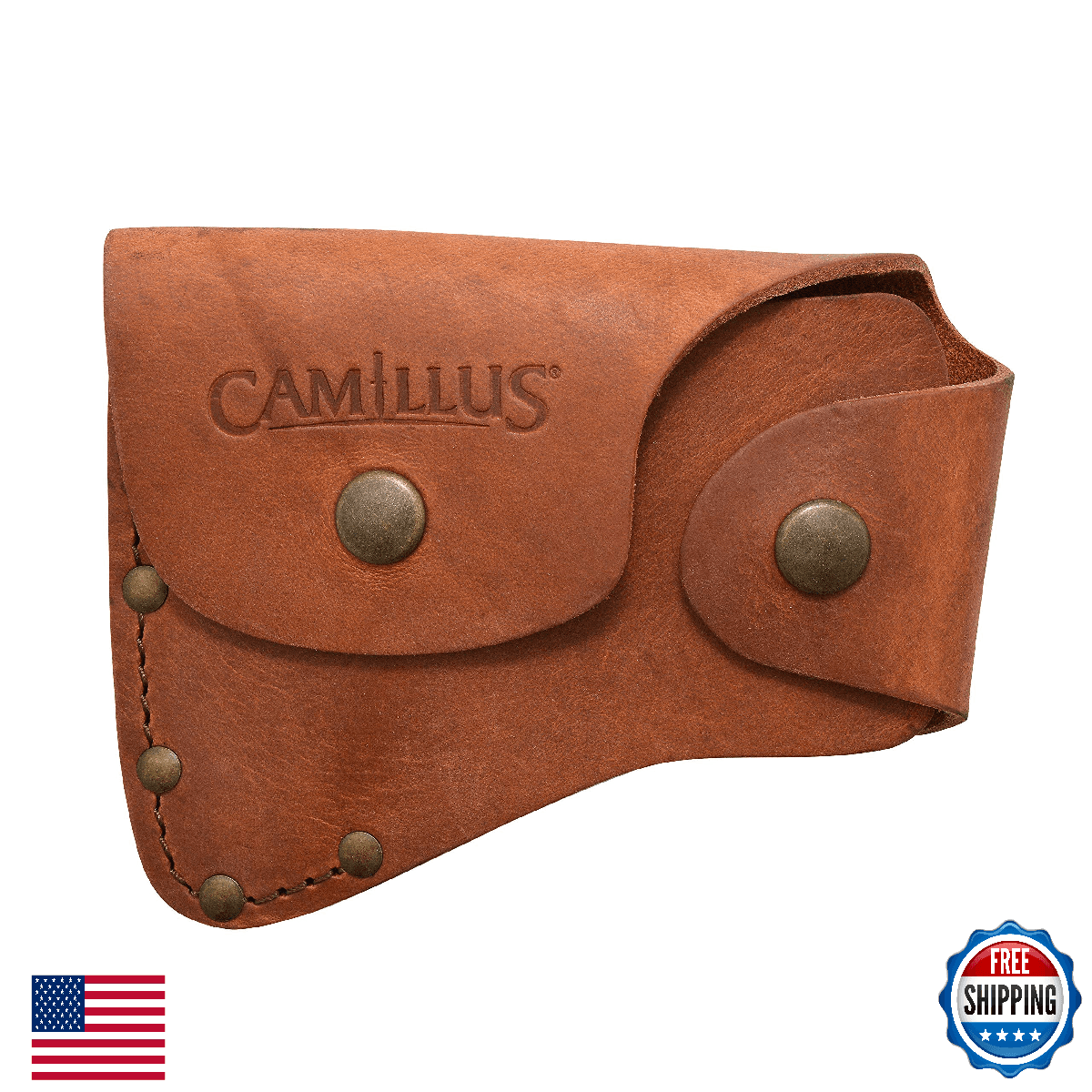 Camillus TECA Leather Hatchet Sheath Axe Holster Cover 19373 - Image 1