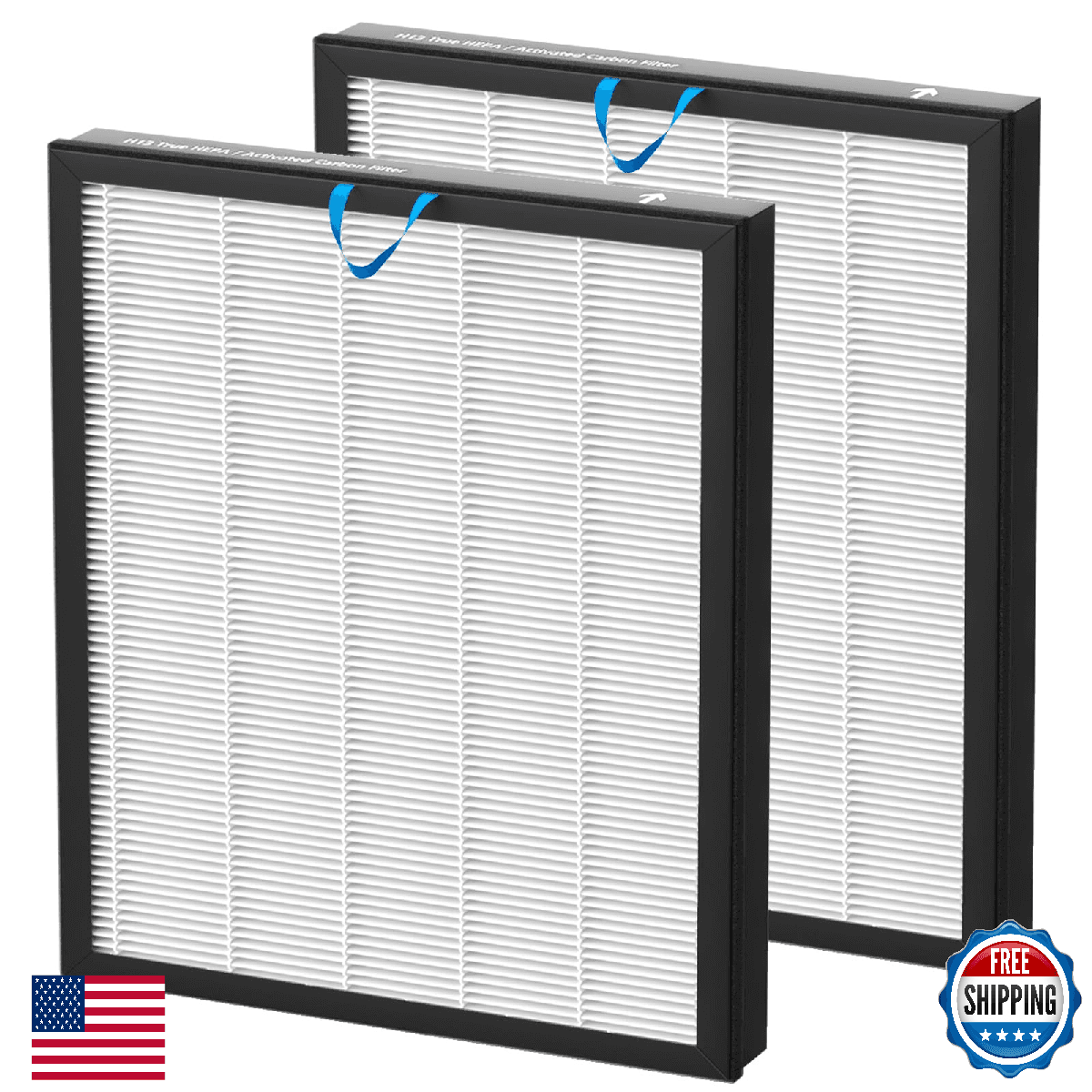 LEVOIT Vital 100S-P Replacement Filter 2-Pack for Vital 100S Purifier H13 HEPA - Image 1