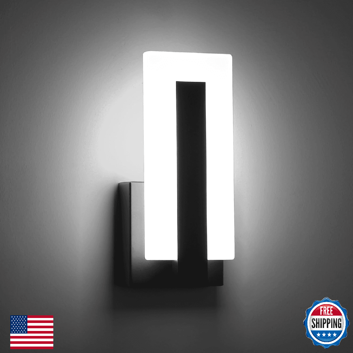 Pasoar Hardwire Modern Wall Sconces with Stepless Adjustable 10%-100% 7W Acrylic - Image 1