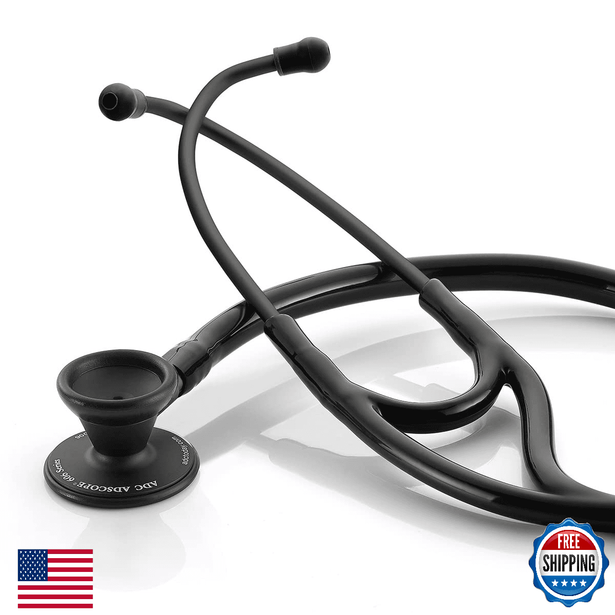 ADC Adscope 606 Ultra Lightweight Cardiology Stethoscope with Tunable AFD Techno - Image 1