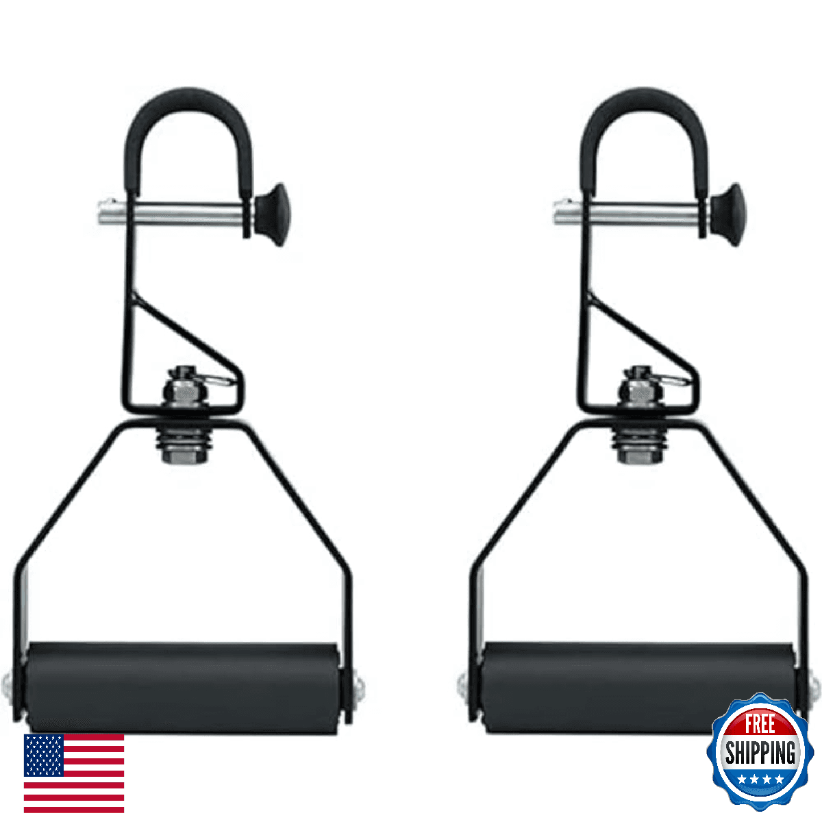 Yes4All Rotating Pull Up Handles for Bar - 360° Rotation, 300lbs Capacity